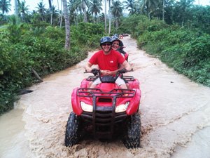 Samana Dominican Republic ATV Excursions to Playa Rincon.