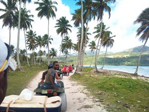 ATV Adventure Tour to Playa Rincon, Samana Dominican Republic.
