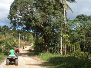 ATV Day Trip Tour in Samana - Cross Country Atvying in Samana Peninsula to famous Playa Rincon Beach.