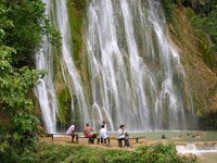 Samana Cascada El Limon Waterfall Tour and Excursion from your Hotel in Samana Peninsula, Dominican Republic.