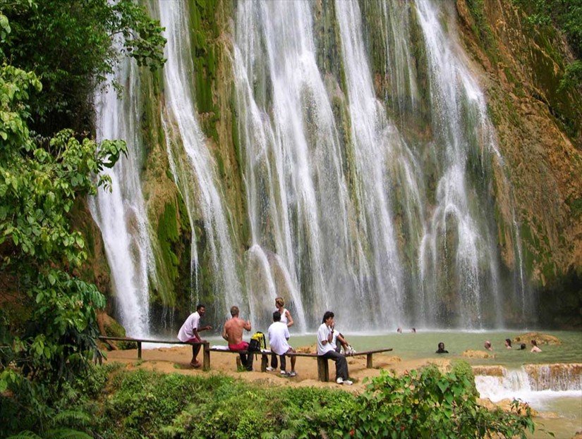 Cascada El Limon Waterfall Tour & Excursion in Samana Dominican Republic.